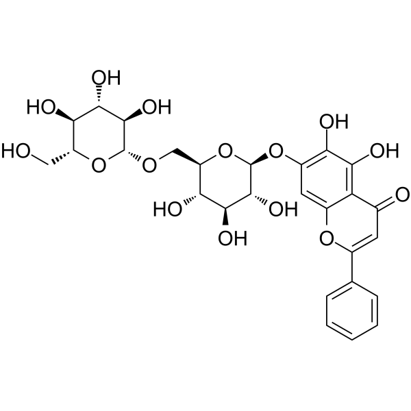 Oroxin-B Structure